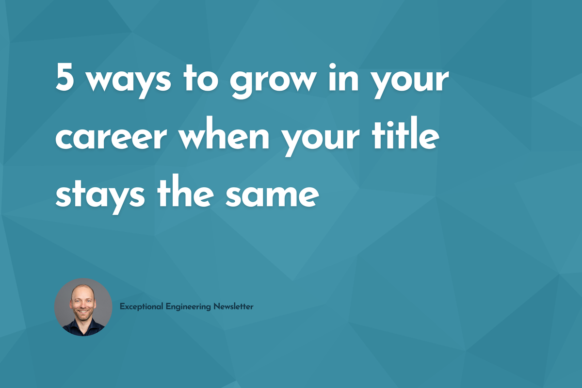 Step-by-Step Guide to Career Growth Without a Title Change